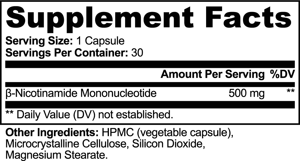 NMN - 500 MG
