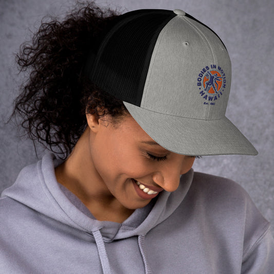 Bodies in Motion with mesh back Trucker Cap