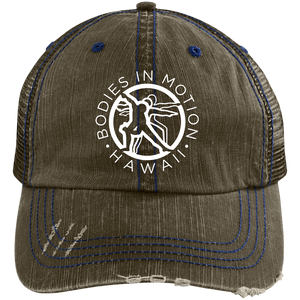 Bodies in Motion  Distressed Unstructured Trucker Cap