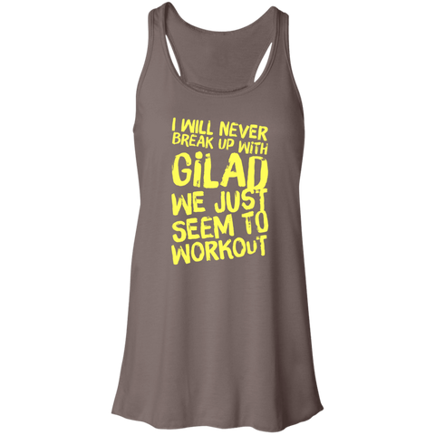 Image of I will Never Break up with Gilad | Flowy Racerback Tank