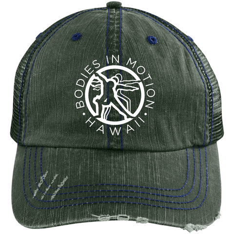 Image of Bodies in Motion  Distressed Unstructured Trucker Cap
