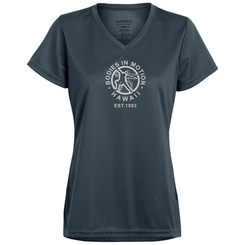 Image of Bodies in Motion  Ladies’ Moisture-Wicking V-Neck Tee