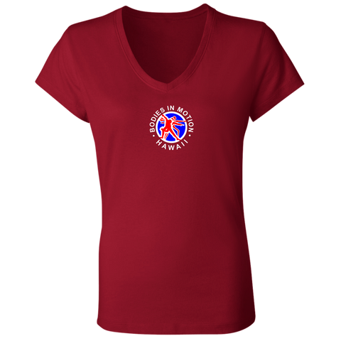 Image of Bodies in Motion Ladies' Jersey V-Neck T-Shirt