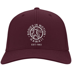Bodies in Motion  Embroidered Flex Fit Twill Baseball Cap