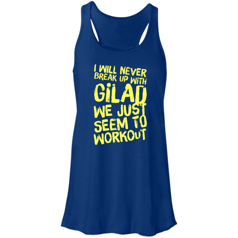 Image of I will Never Break up with Gilad | Flowy Racerback Tank