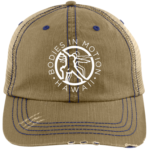 Image of Bodies in Motion  Distressed Unstructured Trucker Cap