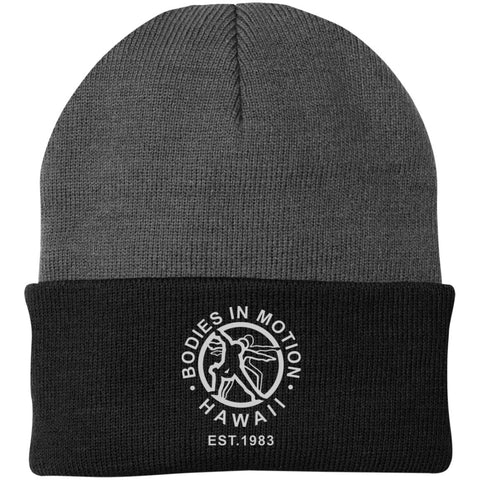 Image of Bodies in Motions Embroidered Knit Cap