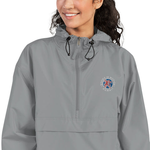 Image of Bodies in Motion Embroidered Champion Packable Jacket
