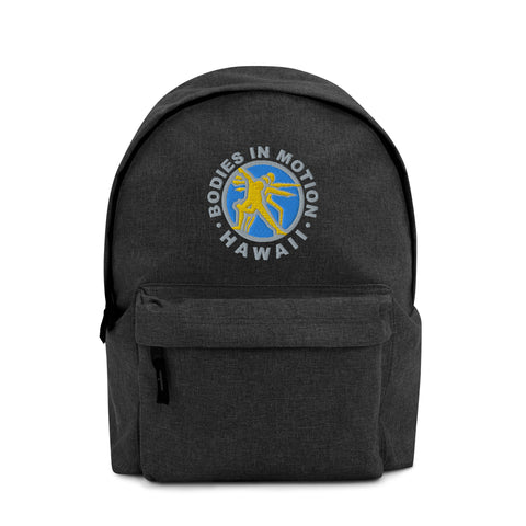 Image of Bodies in Motion Embroidered Backpack