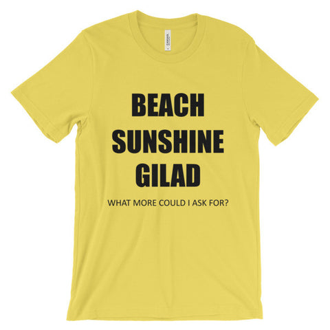 Image of Beach Sunshine Gilad - Unisex short sleeve t-shirt