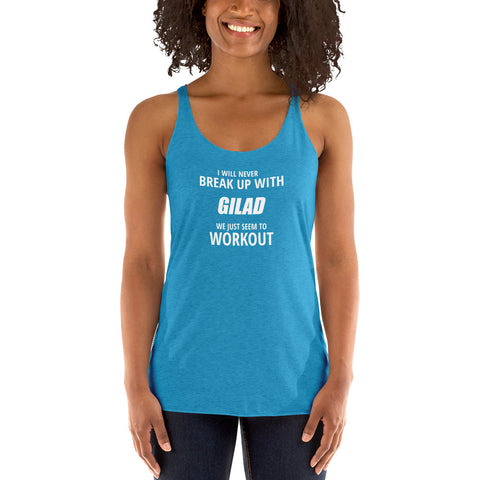 Image of I will never break up with Gilad - Women's Racerback Tank