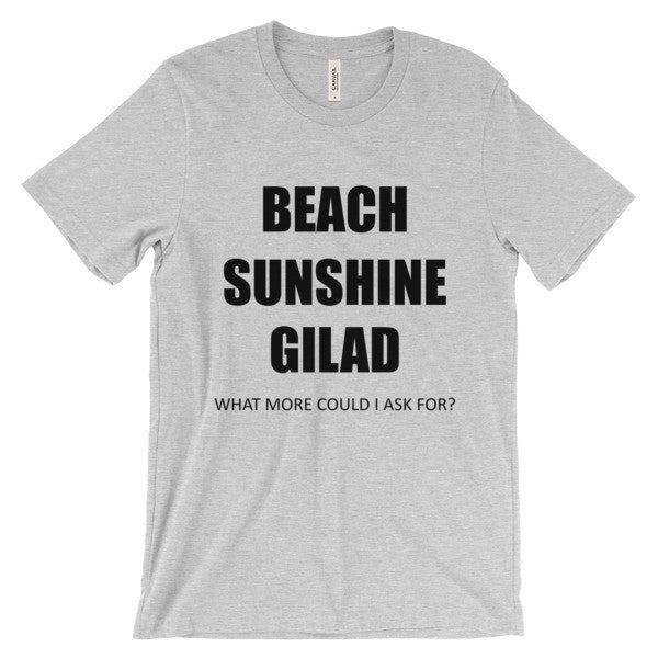 Beach Sunshine Gilad - Unisex short sleeve t-shirt