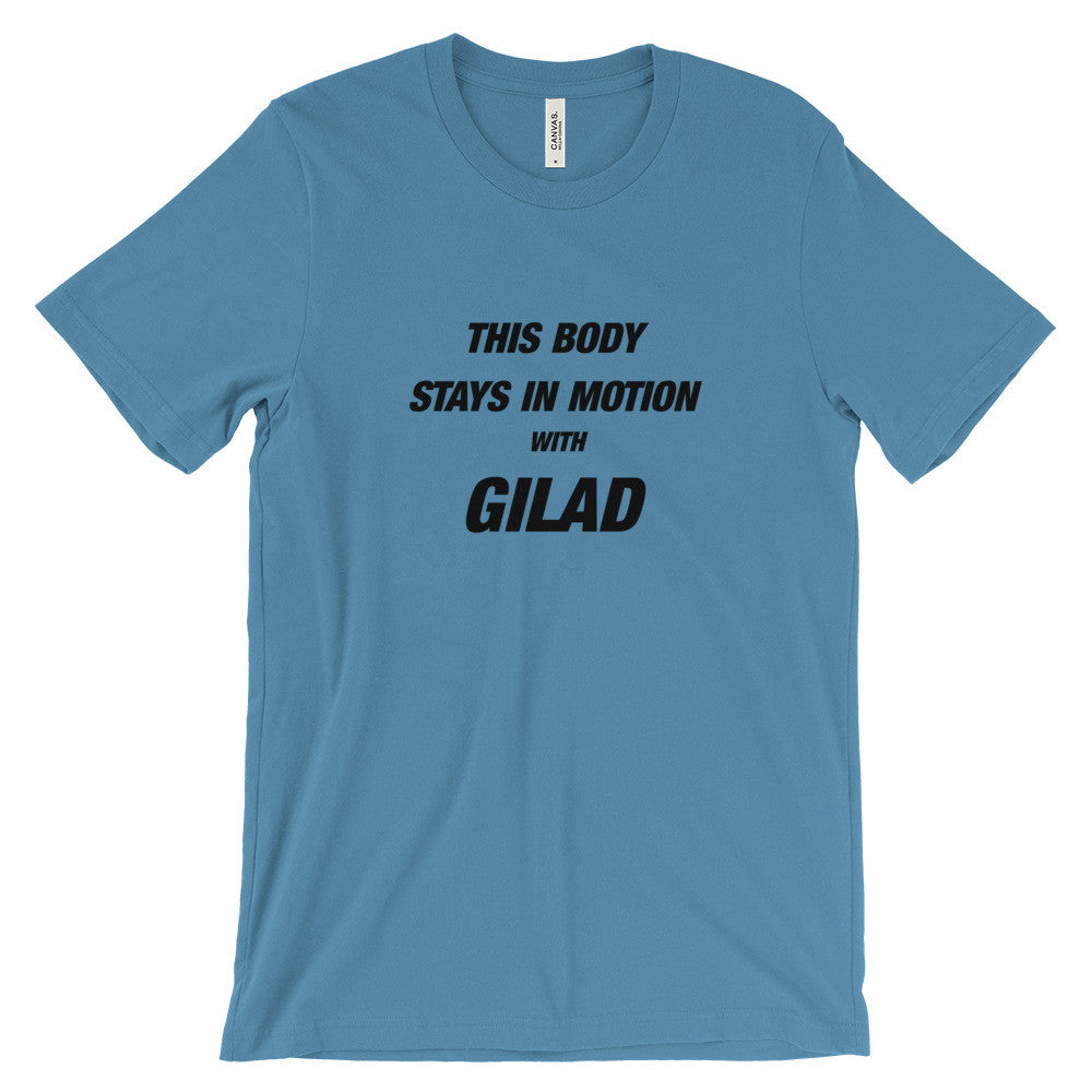 This body stays in motion - Unisex short sleeve t-shirt