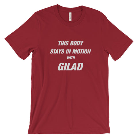Image of This body stays in motion - Unisex short sleeve t-shirt