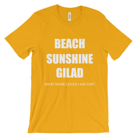 Image of Beach Sunshine Gilad - Unisex short sleeve t-shirt