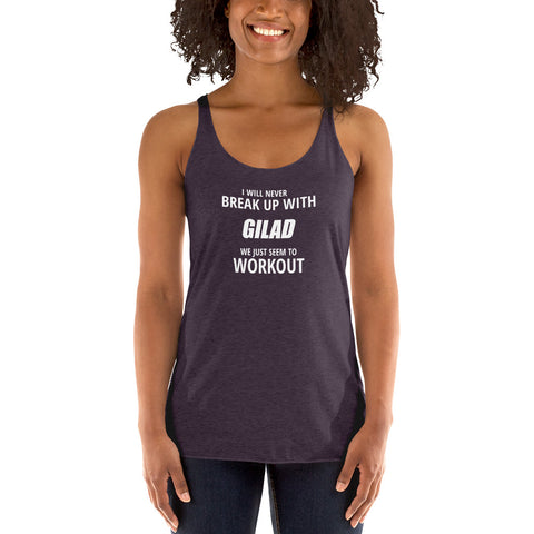 Image of I will never break up with Gilad - Women's Racerback Tank