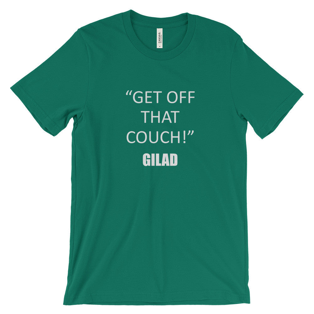 Get Off That Couch - Unisex short sleeve t-shirt