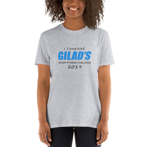 Image of I completed Gilad's 60-Day Fitness Challenge - Short-Sleeve Unisex T-Shirt