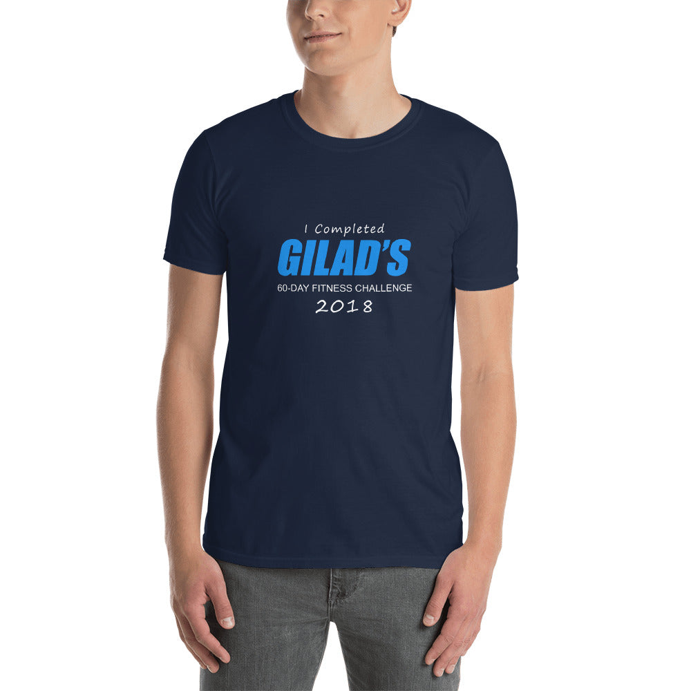Gilad's Fitness Challenge Unisex T-Shirt (Black or Navy Blue)