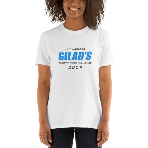 Image of I completed Gilad's 60-Day Fitness Challenge - Short-Sleeve Unisex T-Shirt