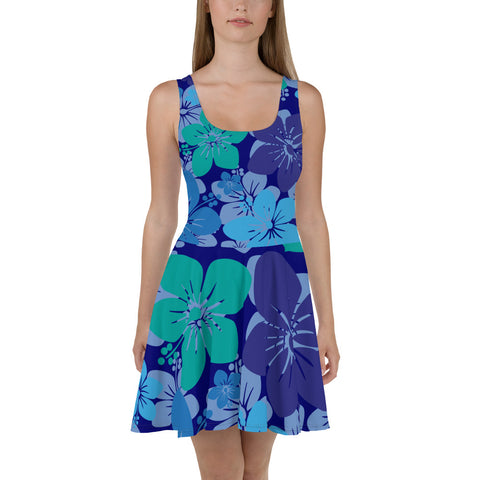 Image of Skater Dress with a flare of Hawaii