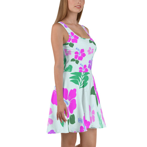 Image of Skater Dress with a touch of Hawaii