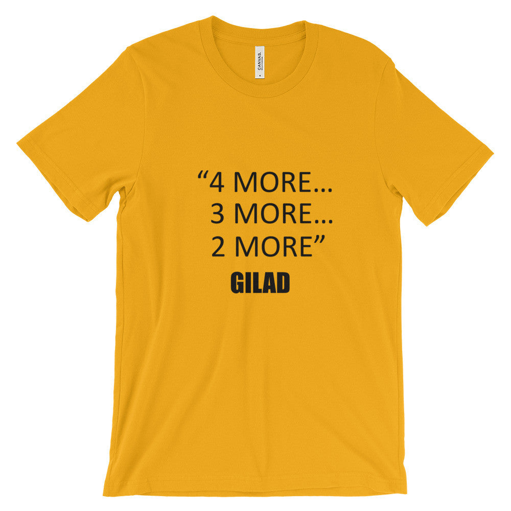 Gilad's Bodies in Motion with Gilad. 4 more ... - Unisex short sleeve t-shirt