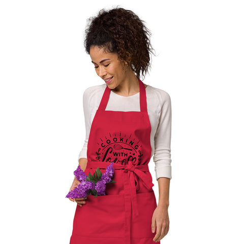 Image of Cooking With Love | 100% Organic Cotton Apron