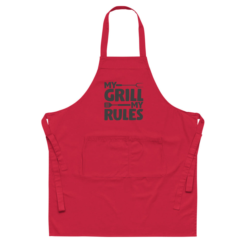 My Grill My Rules | 100% Organic Cotton Apron