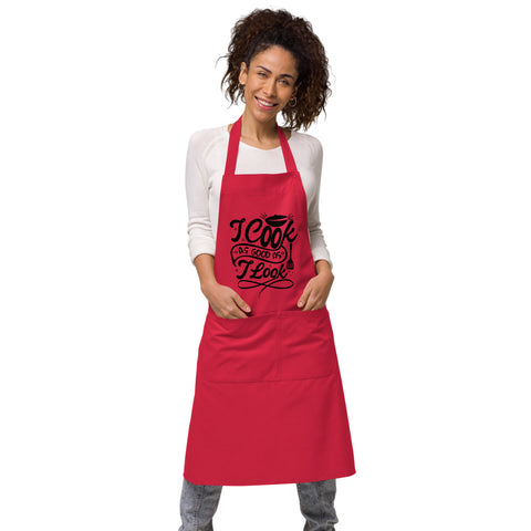 Image of I Cook As Good As I Look | 100% Organic Cotton Apron