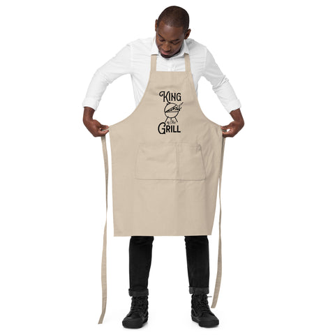 Image of King Of The Grill | 100% Organic Cotton Apron