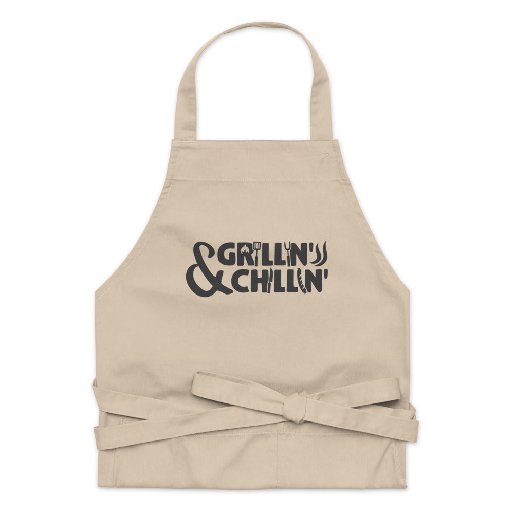 Grillin' & Chillin' | 100% Organic Cotton Apron