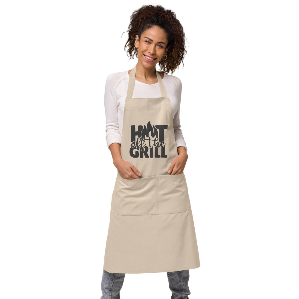 Hot Off The Grill | 100% Organic Cotton Apron