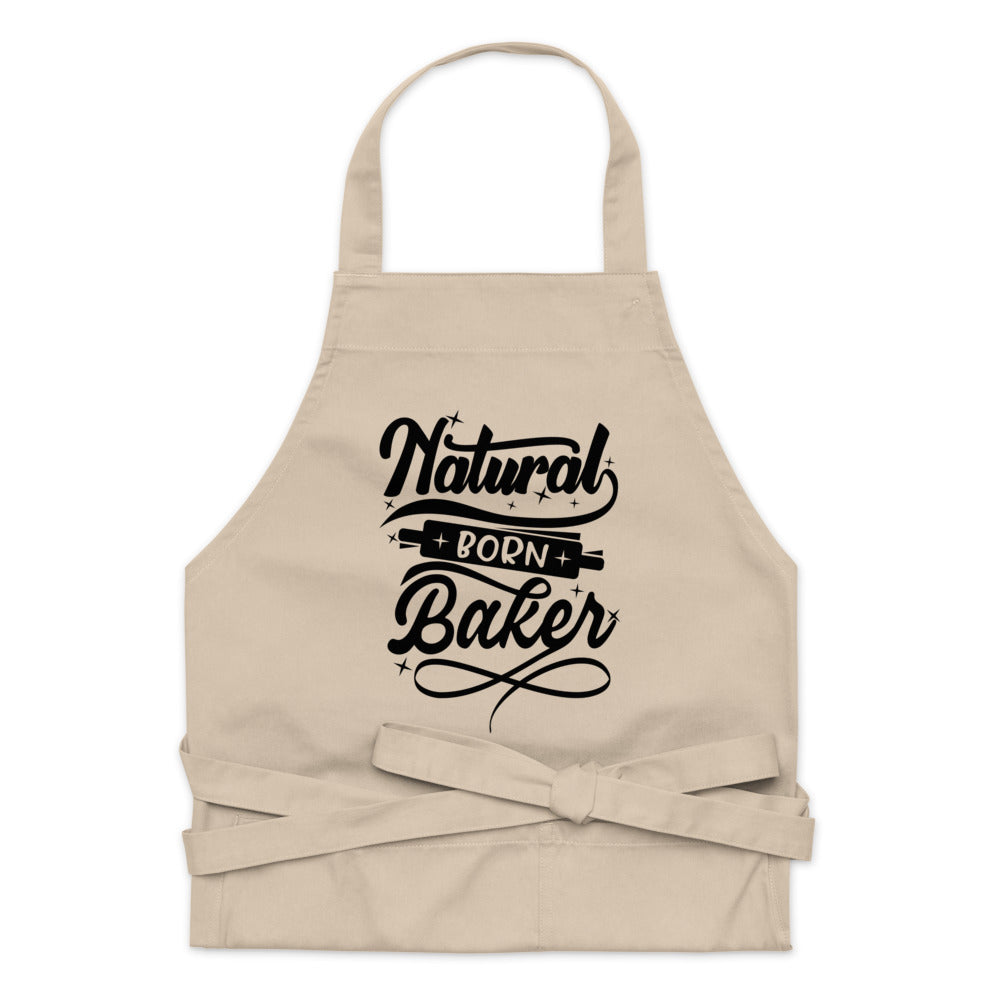 Natural Born Baker | 100% Organic Cotton Apron