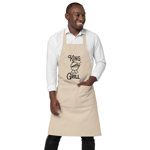 Image of King Of The Grill | 100% Organic Cotton Apron