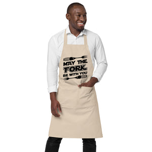 May The Fork Be With You | 100% Organic Cotton Apron