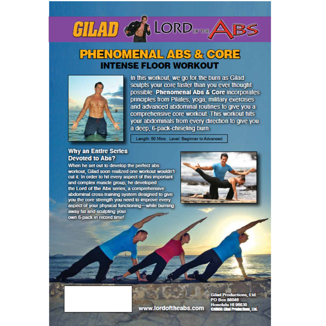 Gilad Lord of the Abs: Phenomenal Abs & Core [DVD] [Import](品)