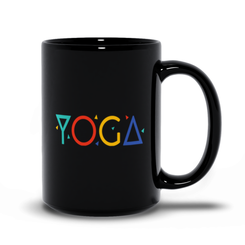 Image of Black Mugs | "Yoga"