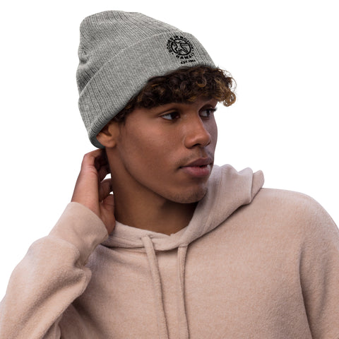 Bodies in Motion Ribbed knit beanie