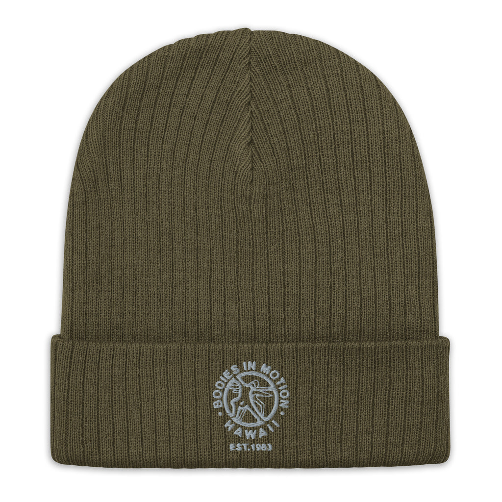 Bodies in Motion Ribbed knit beanie