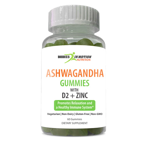 Image of Ashwagandha infused with D2 + Zinc Gummy